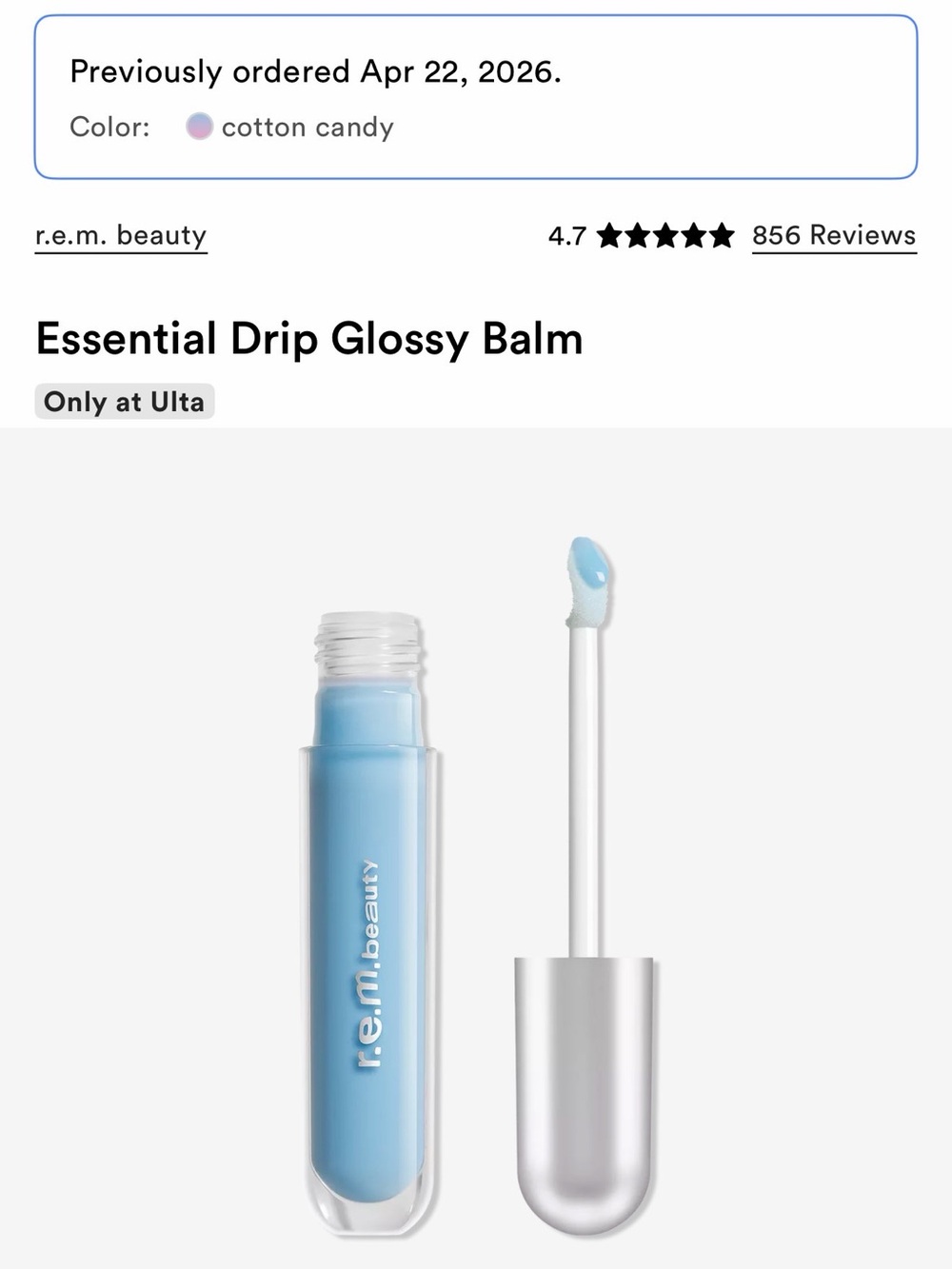 r.e.m. beauty PH changing gloss